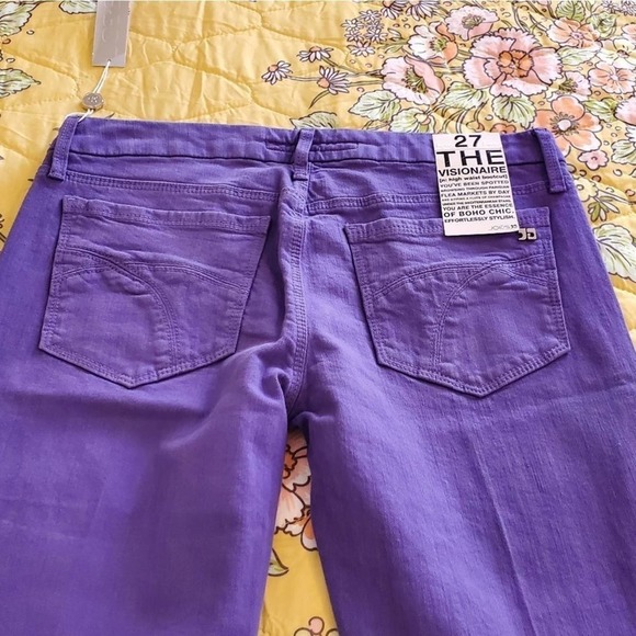Joe's jeans the‎ Visionaire boho chic high rise bootcut flare Eel Purple size 27 - Picture 10 of 15